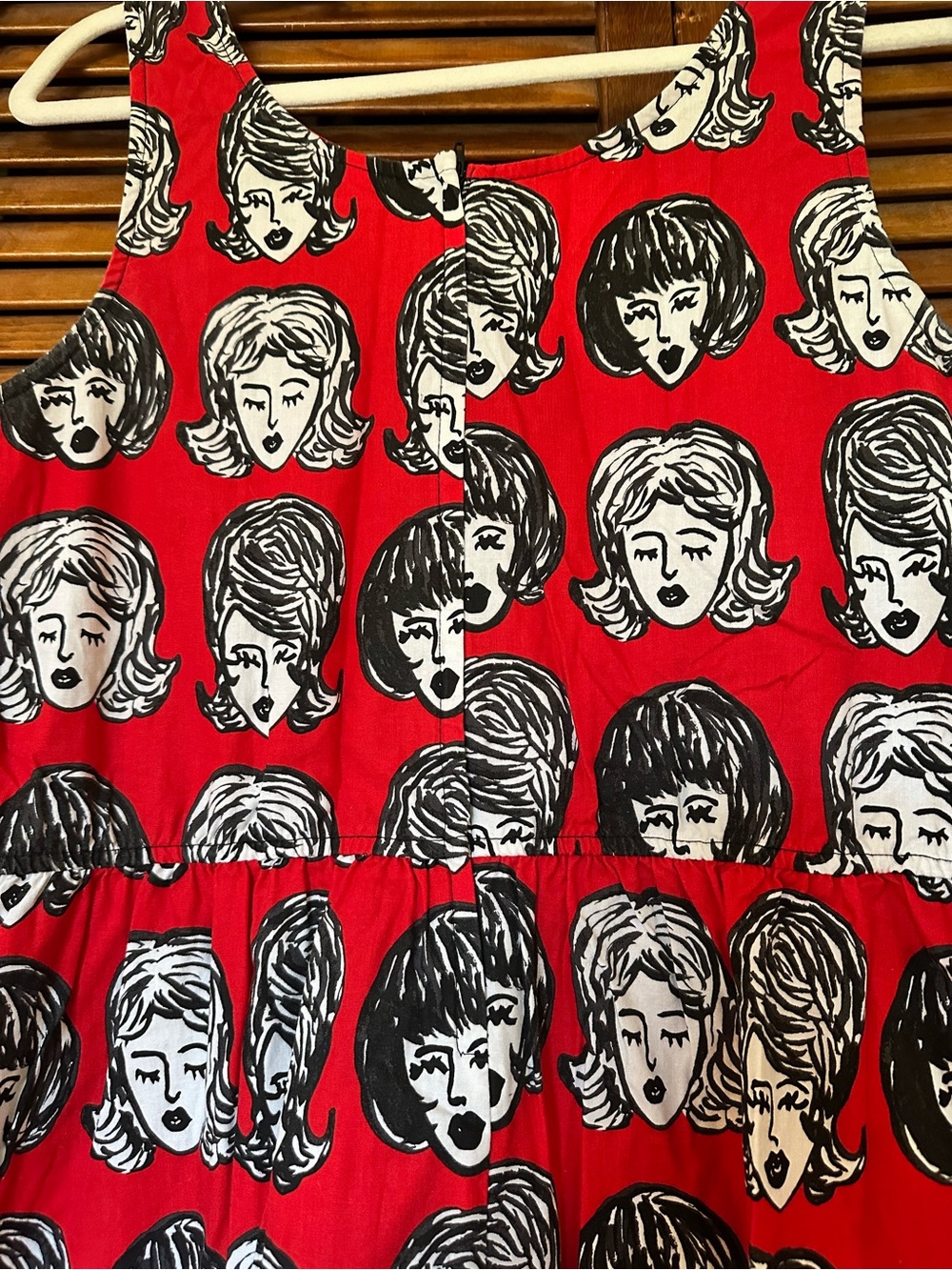 Retrolicious 1960s hairdos fit and flare dress size XL - Picture 10 of 12